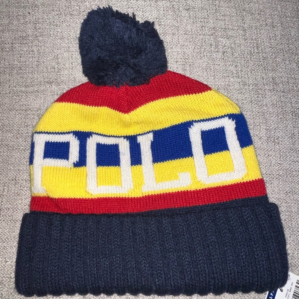 Polo by Ralph Lauren Multicolor Knit Beanie